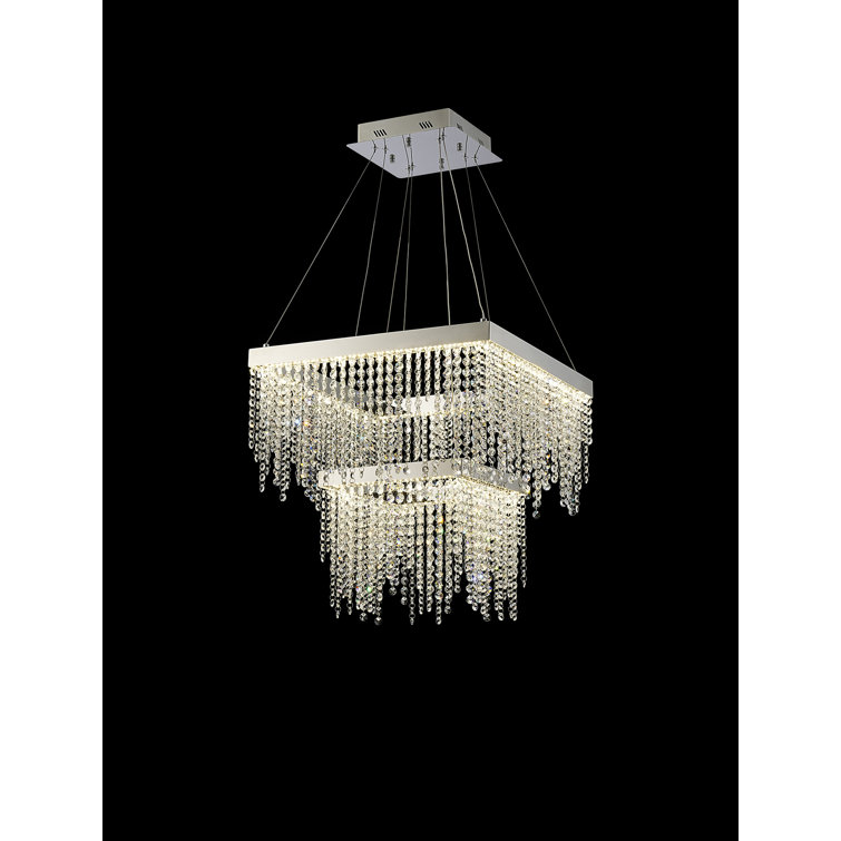 Fairmont Park Kittanning 1 Light Crystal LED Pendant Wayfair.co.uk
